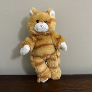 BABW Orange Tabby Lil' Bearemy's Kennel Pals Cool Cats & Hot Dogs 7"